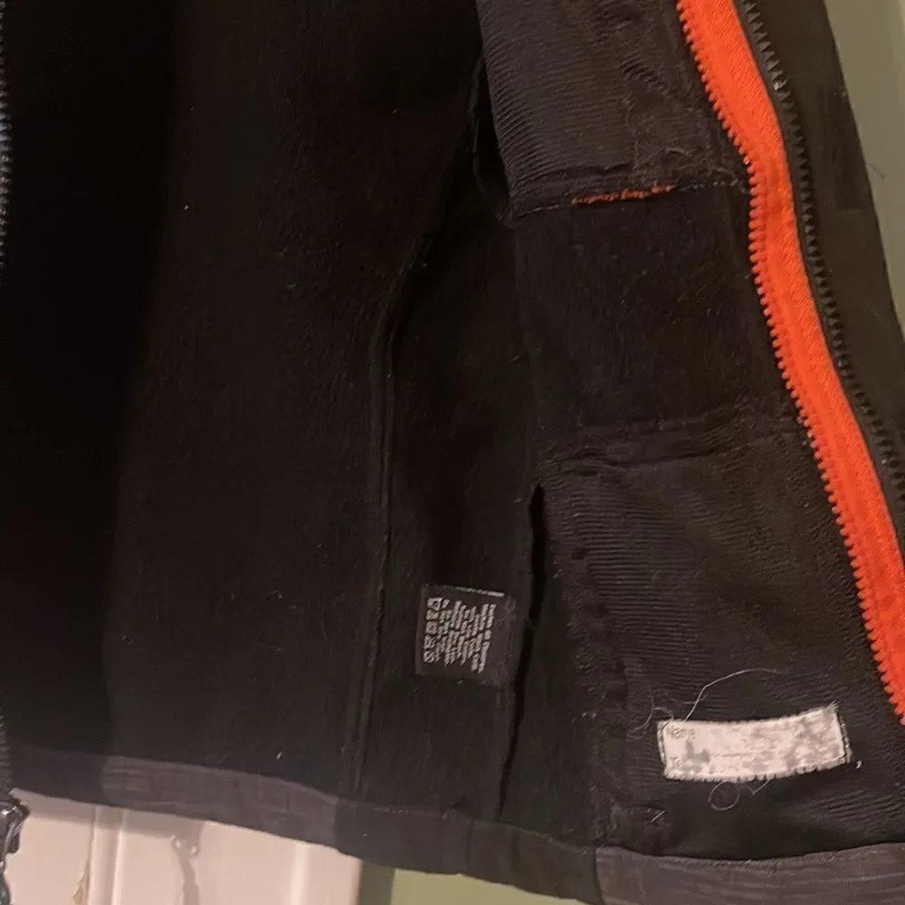 32 degrees jacket size 4 orange and black